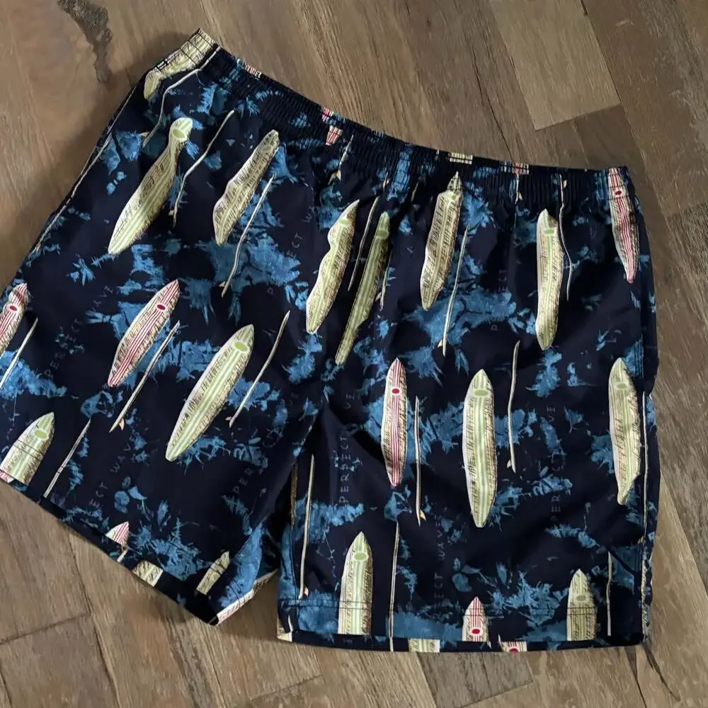 Nautica Surfboard Print Swim Trunks XXL